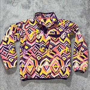 boys girls Patagonia Synchilla Fleece youth Sweatshirt Pullover Jacket 16-18 XXL